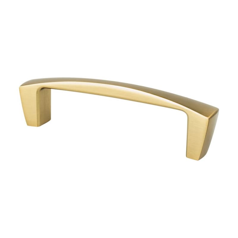 96mm Aspire Handle Pull, Modern Brushed Gold, 4-1/8" Length
