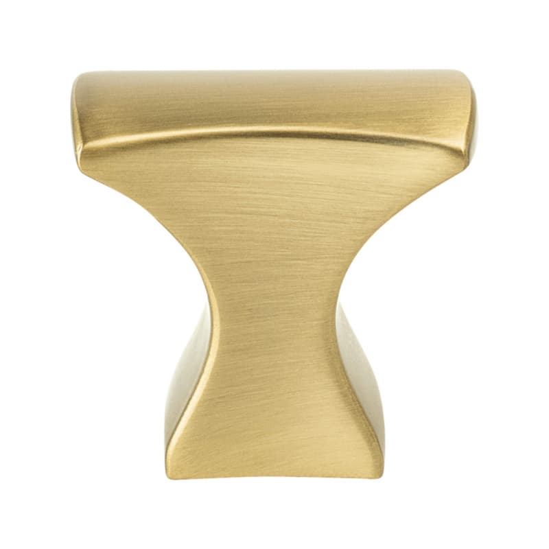 1-1/4" Aspire Curve Knob, Modern Brushed Gold