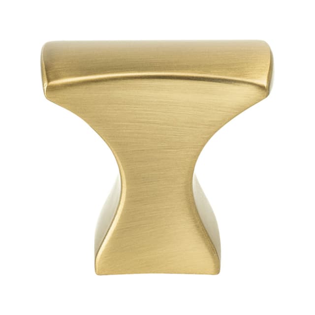 1-1/4" Aspire Curve Knob, Modern Brushed Gold