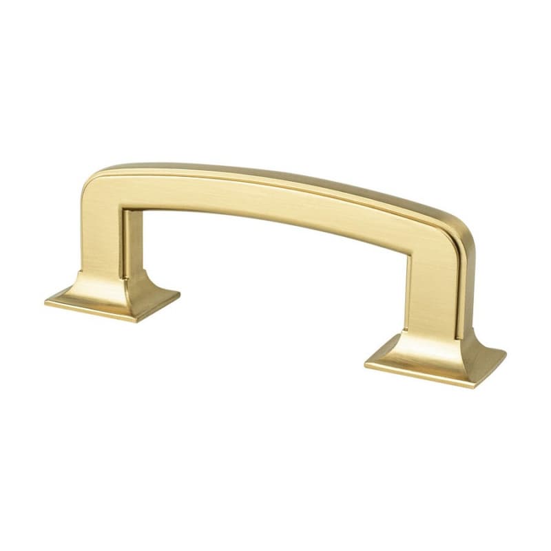 3" Hearthstone Handle Pull, Modern Brushed Gold