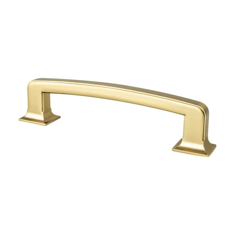 128mm Hearthstone Appliance Pull, Modern Brushed Gold