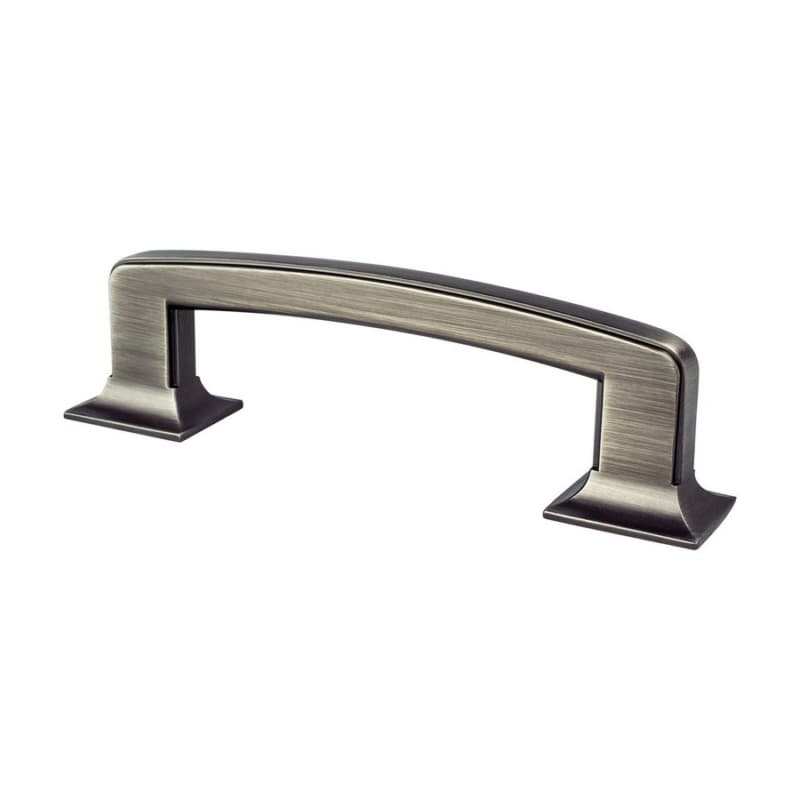 96mm Hearthstone Handle Pull, Vintage Nickel, 4-13/16" Length