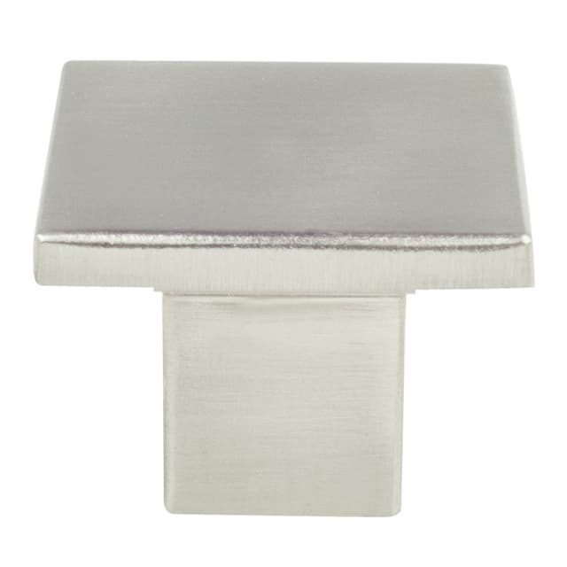 1-3/16" Elevate Square Knob, Brushed Nickel