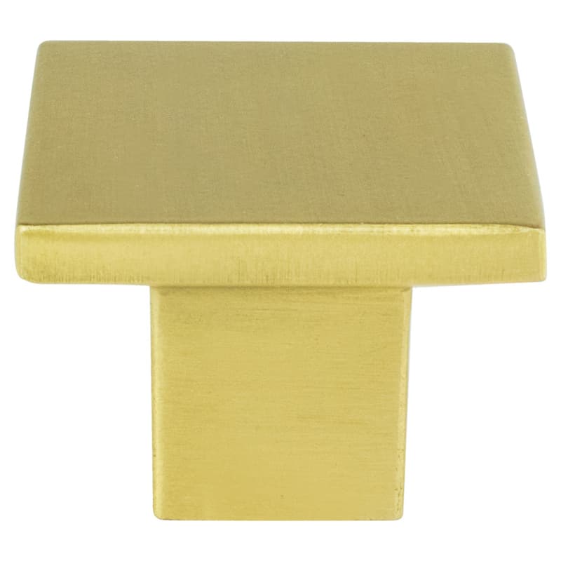 1-3/16" Elevate Square Knob, Satin Gold