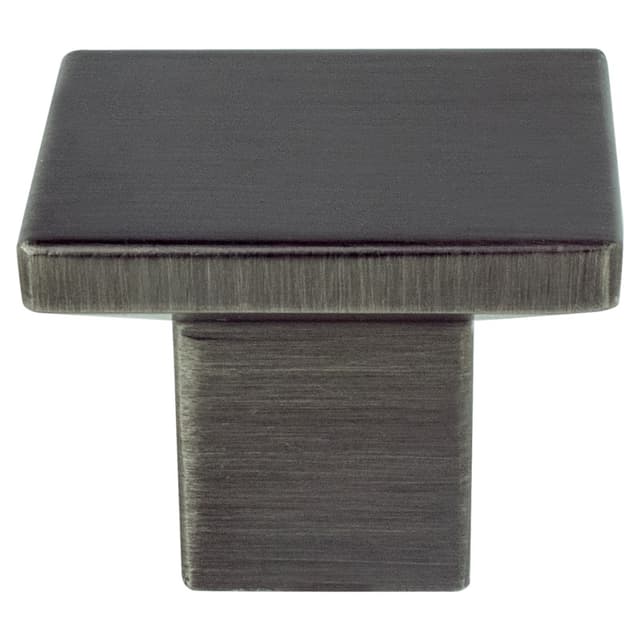1-3/16" Elevate Square Knob, Graphite