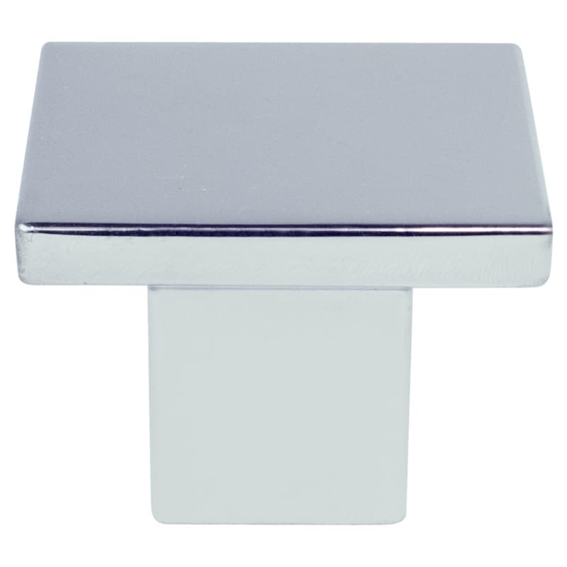 1-3/16" Elevate Square Knob, Polished Chrome