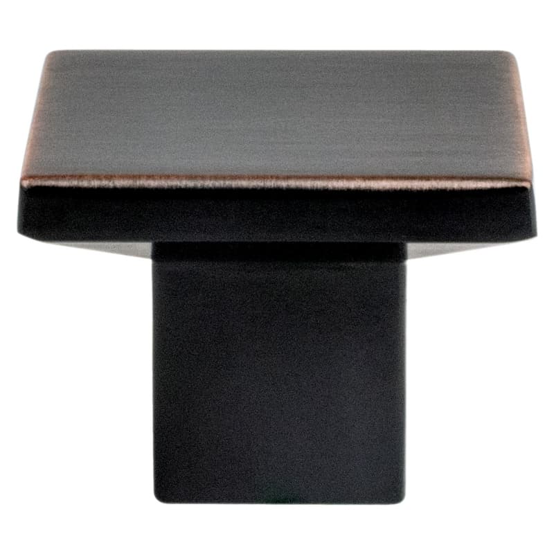 1-3/16" Elevate Square Knob, Verona Bronze