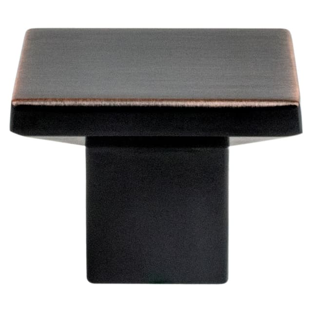 1-3/16" Elevate Square Knob, Verona Bronze