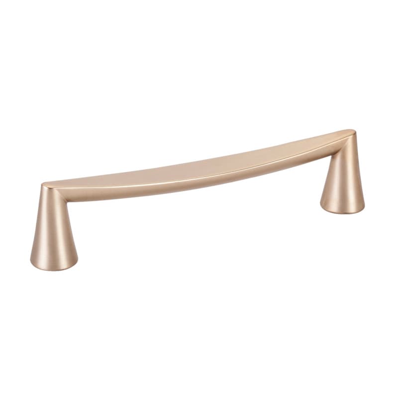 128mm Domestic Bliss Handle Pull, Modern Brushed Gold