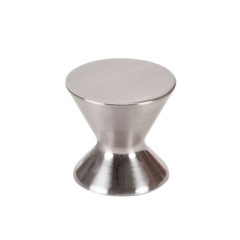 1-1/2" Domestic Bliss Round Knob, Brushed Nickel
