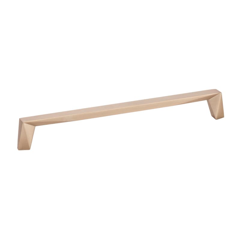 224mm Swagger Decorative Bar Pull, Modern Brushed Gold, 9-5/16" Length
