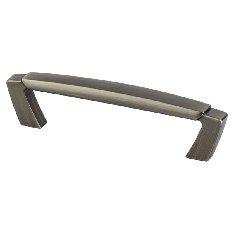 96mm Vested Interest Handle Pull, Vintage Nickel, 4-3/4" Length