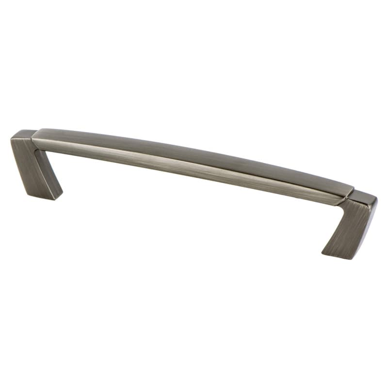 128mm Vested Interest Handle Pull, Vintage Nickel, 6" Length