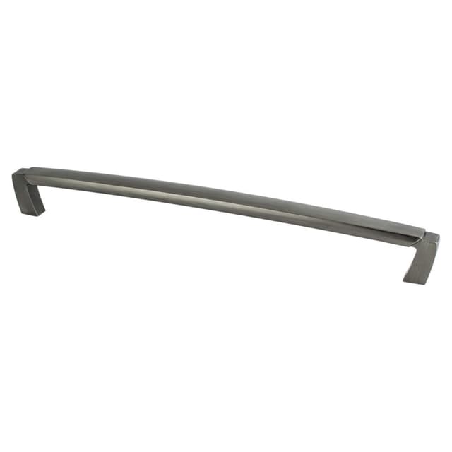 12" Vested Interest Decorative Bar Pull, Vintage Nickel