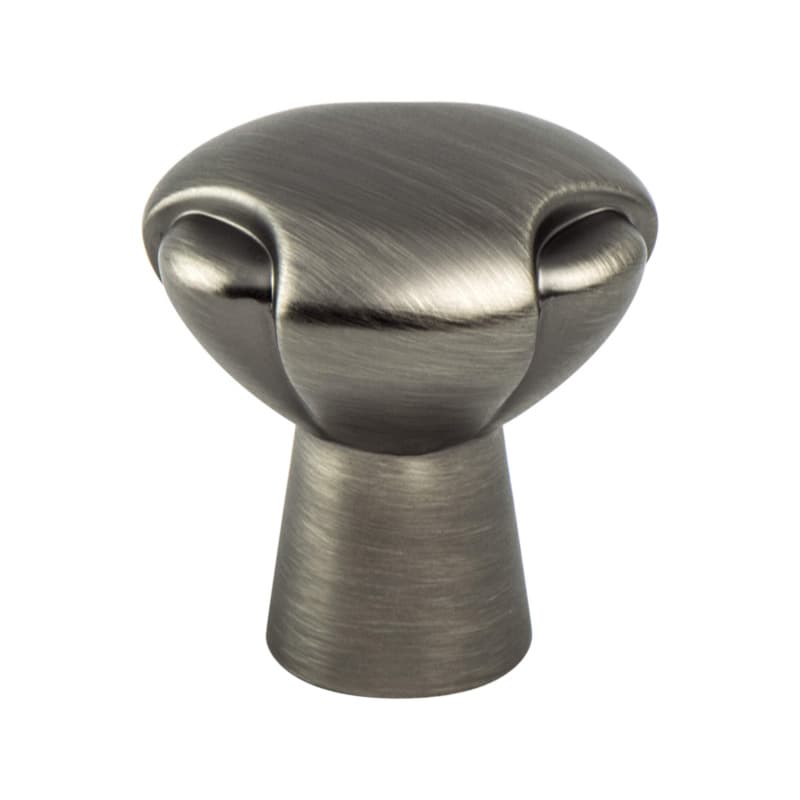 1-1/4" Vested Interest Round Knob, Vintage Nickel, 1-1/4" Length