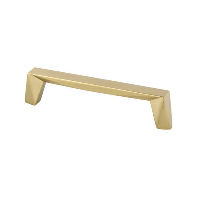 96mm Swagger Handle Pull, Modern Brushed Gold