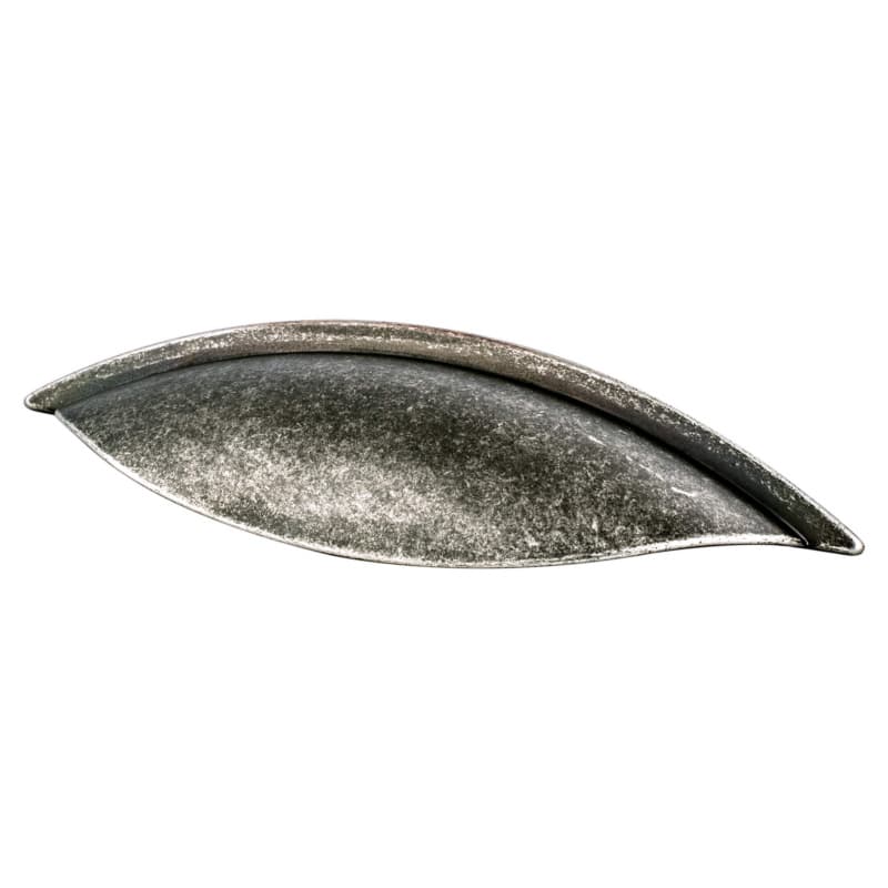 2-1/2" Euro Rustica Cup Pull, Rustic Nickel