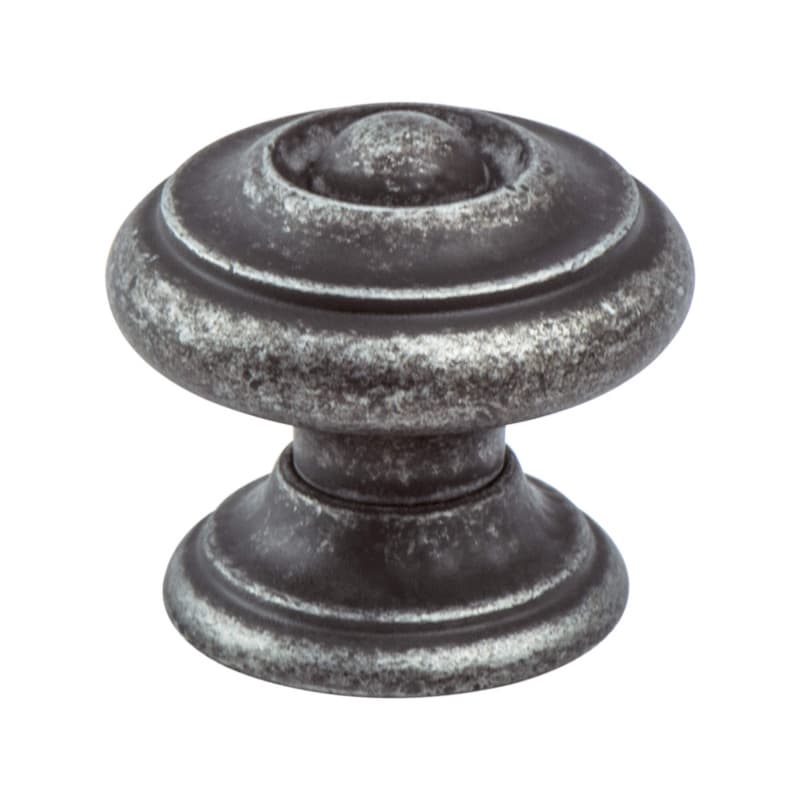 30mm Euro Rustica Mushroom Knob, Rustic Iron