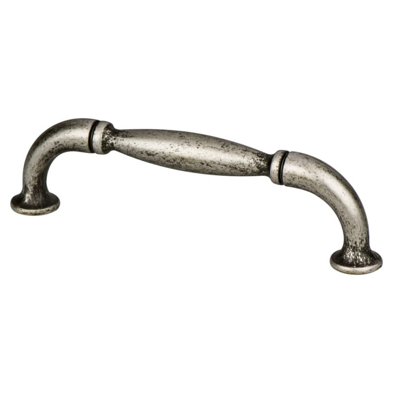 96mm Euro Rustica Flat Pull, Rustic Nickel