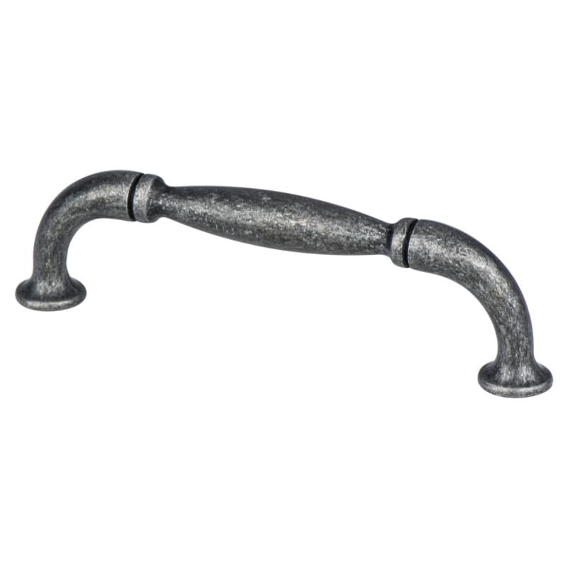 96mm Euro Rustica Flat Pull, Rustic Iron