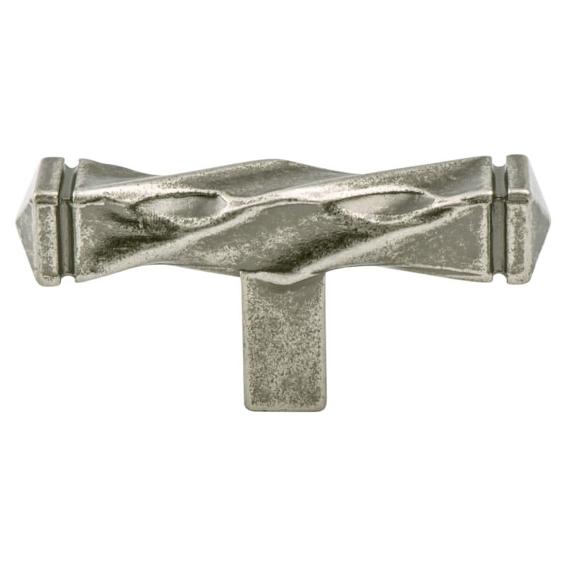 2-1/2" Rhapsody T-Twisted Knob, Weathered Nickel