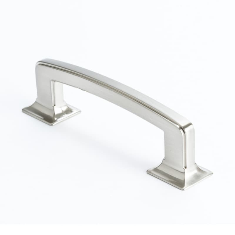 96mm Hearthstone Handle Pull, Brushed Nickel, 4-13/16" Length