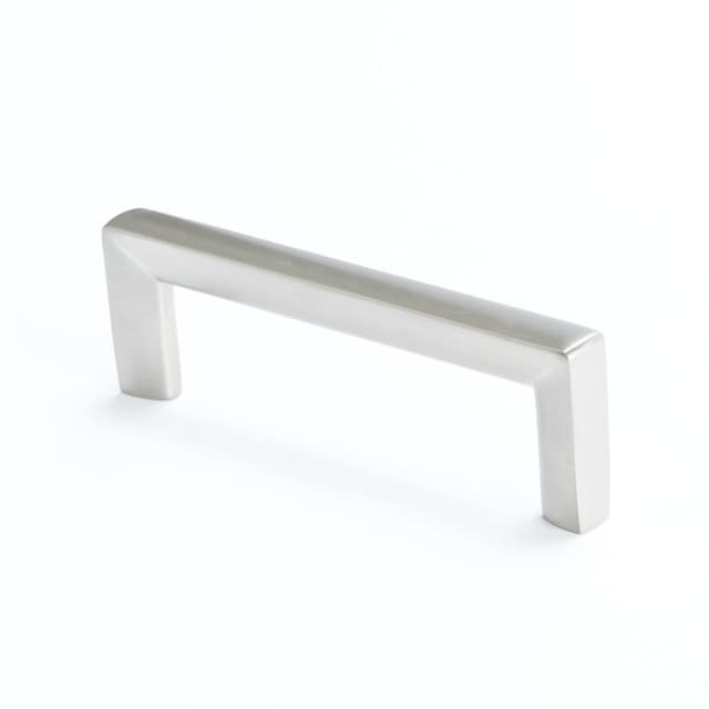 96mm Metro Decorative Bar Pull, Brushed Nickel