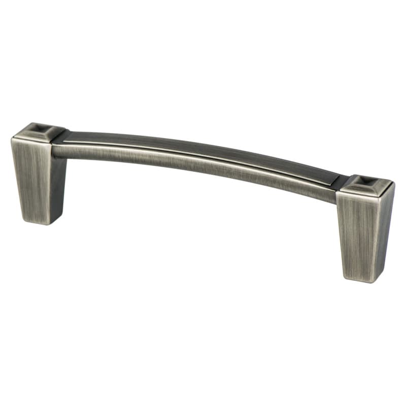 96mm Connections Handle Pull, Vintage Nickel
