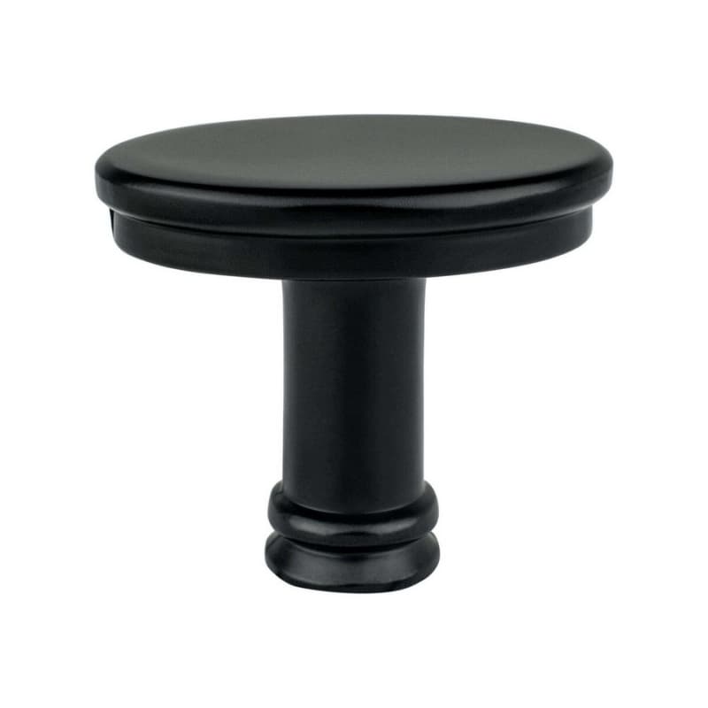 1-7/16" Dierdra Round Knob, Matte Black