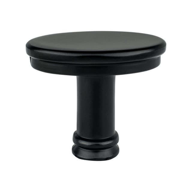 1-7/16" Dierdra Round Knob, Matte Black
