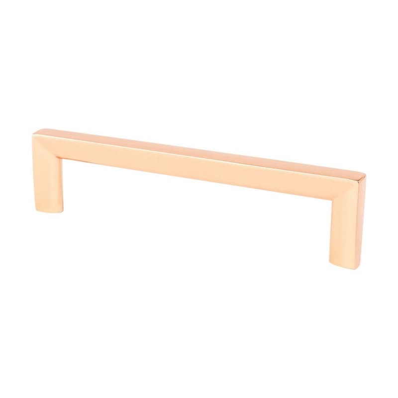 128mm Metro Decorative Bar Pull, Polished Copper