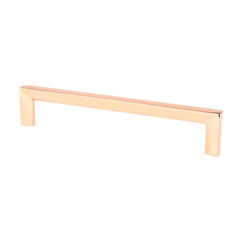 160mm Metro Decorative Bar Pull, Polished Copper