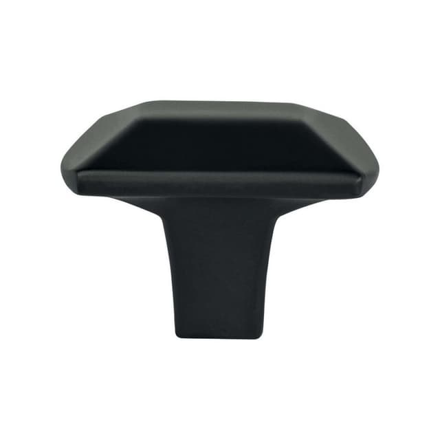 1-7/16" Laura Rectangular Knob, Matte Black
