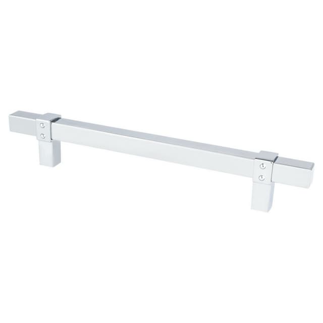 6-5/16" Rivet Rebel Handle Pull, Polished Chrome