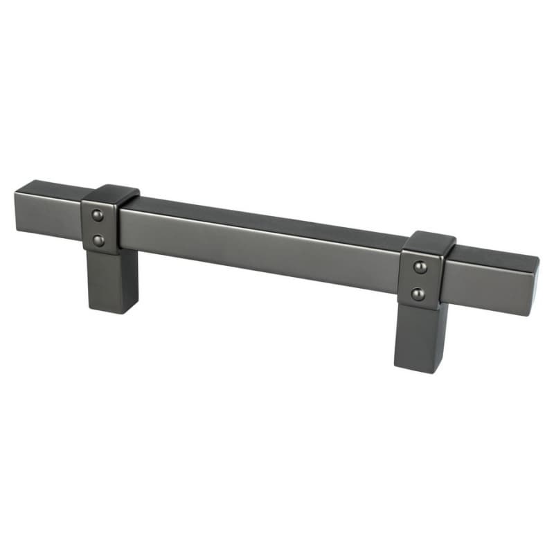 3-3/4" Rivet Rebel Handle Pull, Slate