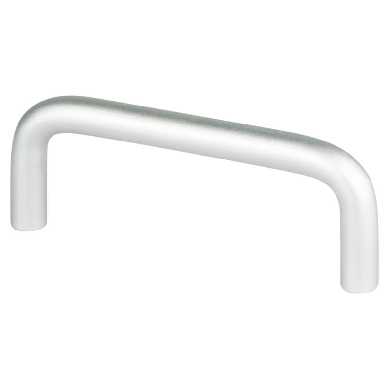 3" Zurich Wire Pull, Satin Aluminum