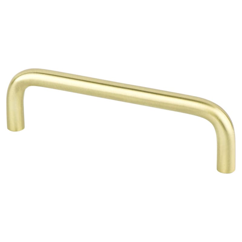 4" Zurich Wire Pull, Satin Brass, 4-5/16" Length