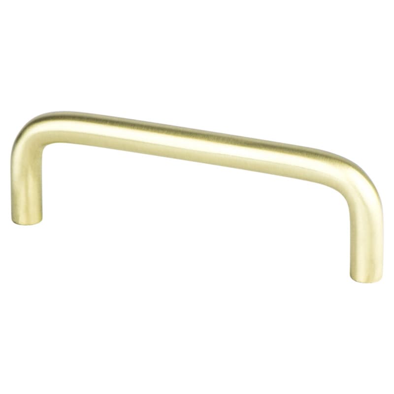 3-1/2" Zurich Wire Pull, Satin Brass, 3-13/16" Length