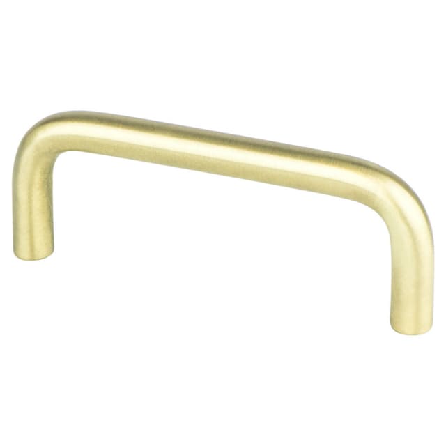 3" Zurich Wire Pull, Satin Brass, 3-5/16" Length