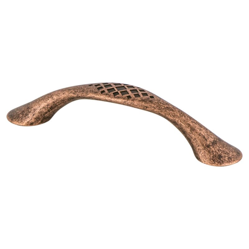 96mm Overture Handle Pull, Rustic Copper