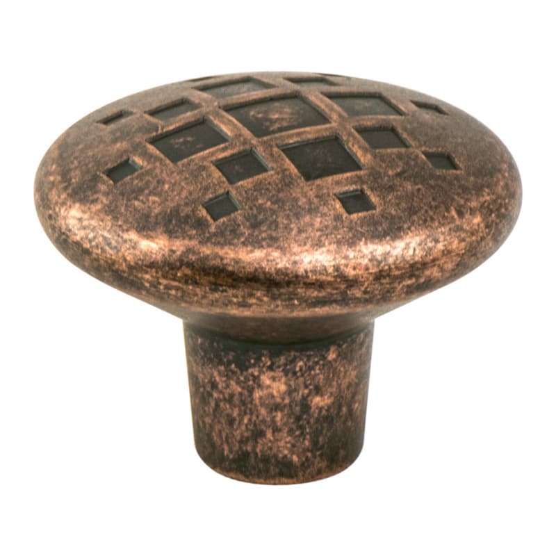 34mm Overture Round Knob, Rustic Copper