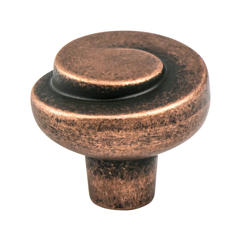 30mm Sonata Round Knob, Rustic Copper
