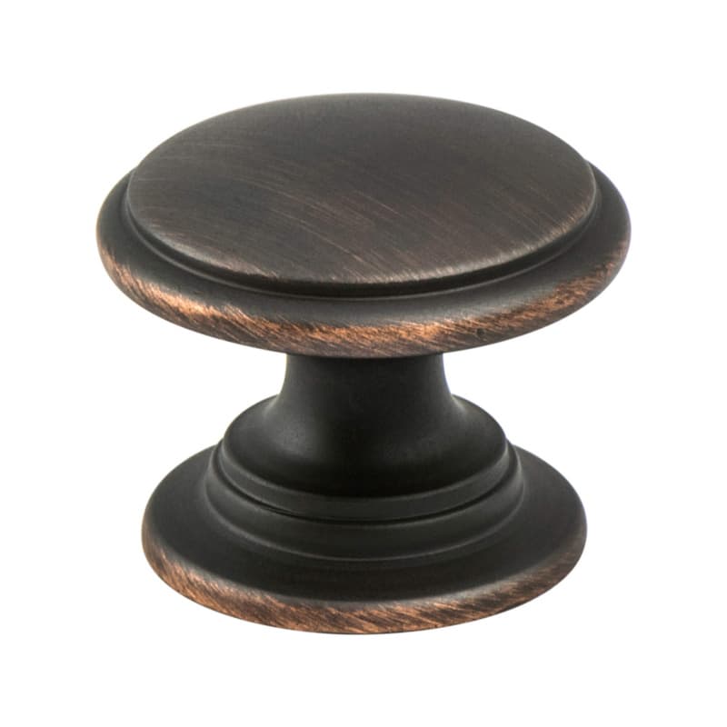 1-3/16" Vibrato Round Knob, Verona Bronze
