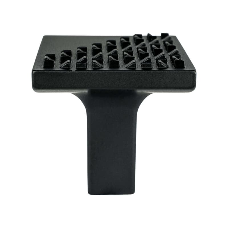 1-3/16" Roque Square Knob, Matte Black