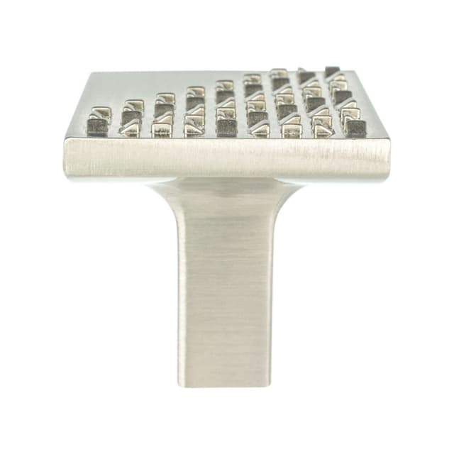 1-3/16" Roque Square Knob, Brushed Nickel