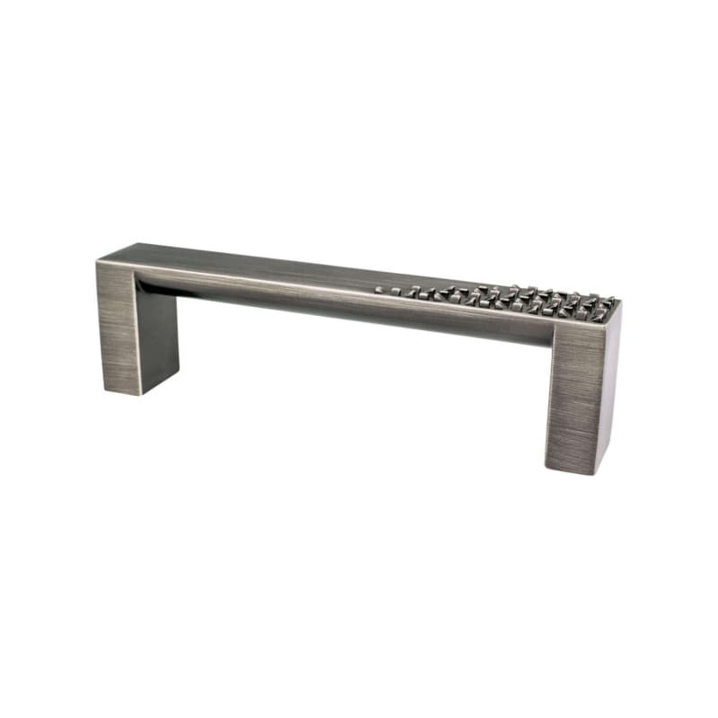 3-25/32" Roque Handle Pull, Vintage Nickel