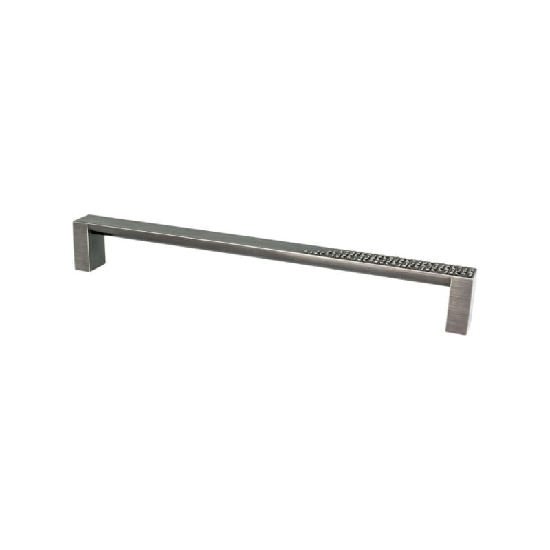 8-13/16" Roque Handle Pull, Vintage Nickel