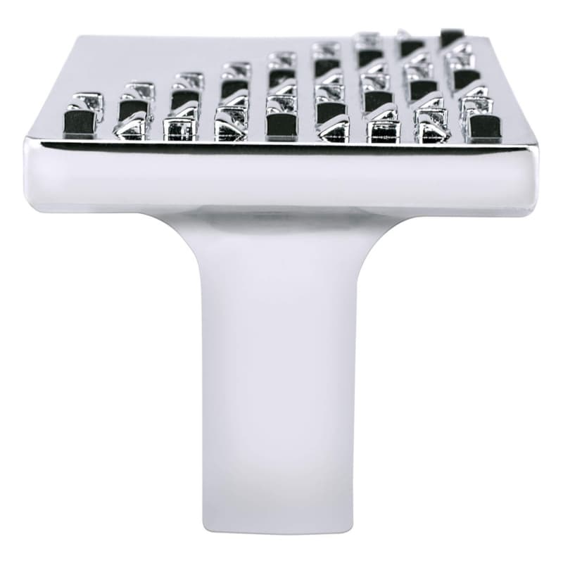 1-3/16" Roque Square Knob, Polished Chrome