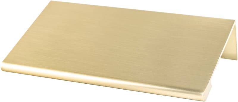2-3/16" Edge Finger Pull, Satin Champagne