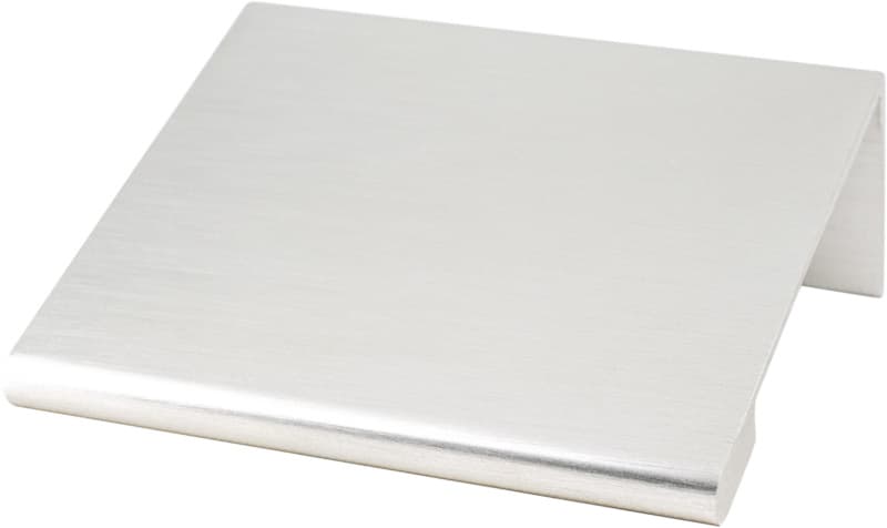 1" Edge Finger Pull, Satin Nickel